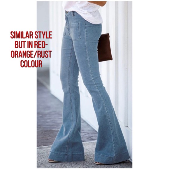 🎄 3/$35 👯‍♀️Host Pick⚡️Flared Jeans - Picture 2 of 8